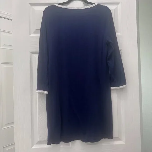 Navy Blue Kate Spade Sleep Shirt Size L - Picture 6 of 6